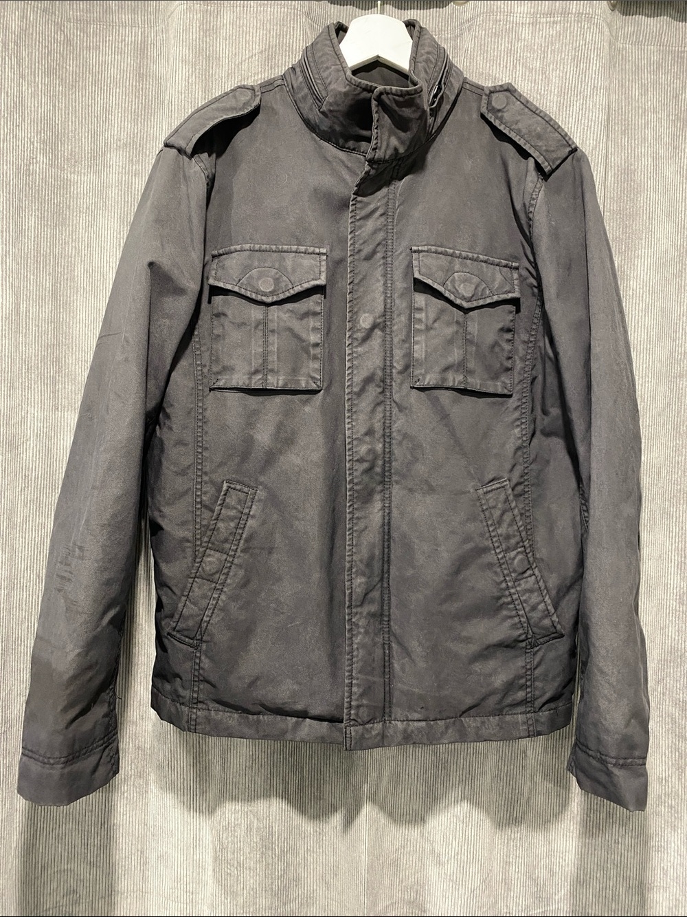 Quality Tommy Hilfiger Black Military Field Jacket